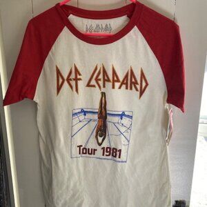 Def Leppard Vintage 1981 Tour Tee
